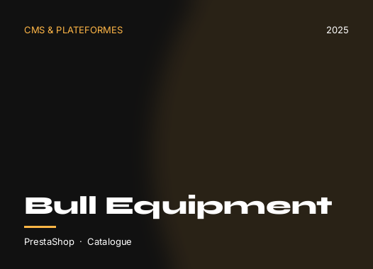 Voir le projet Bull Equipment