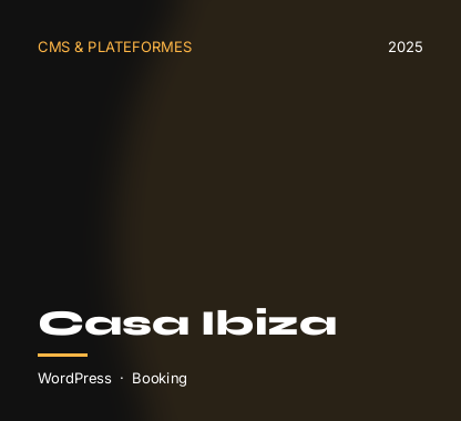 Voir le projet Casa Ibiza